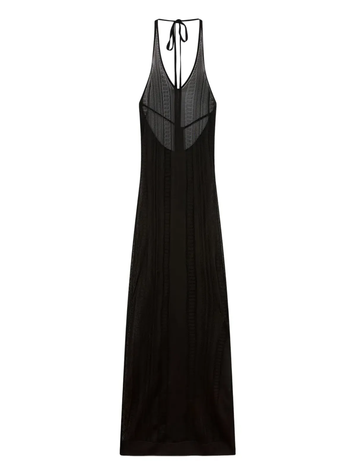 Donde Esteban グアヤベラ風ニットマキシドレス - 画像1