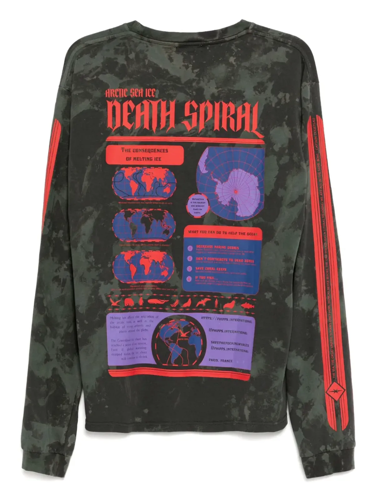 Stain Shade ロゴプリントTシャツ グリーン - 画像2