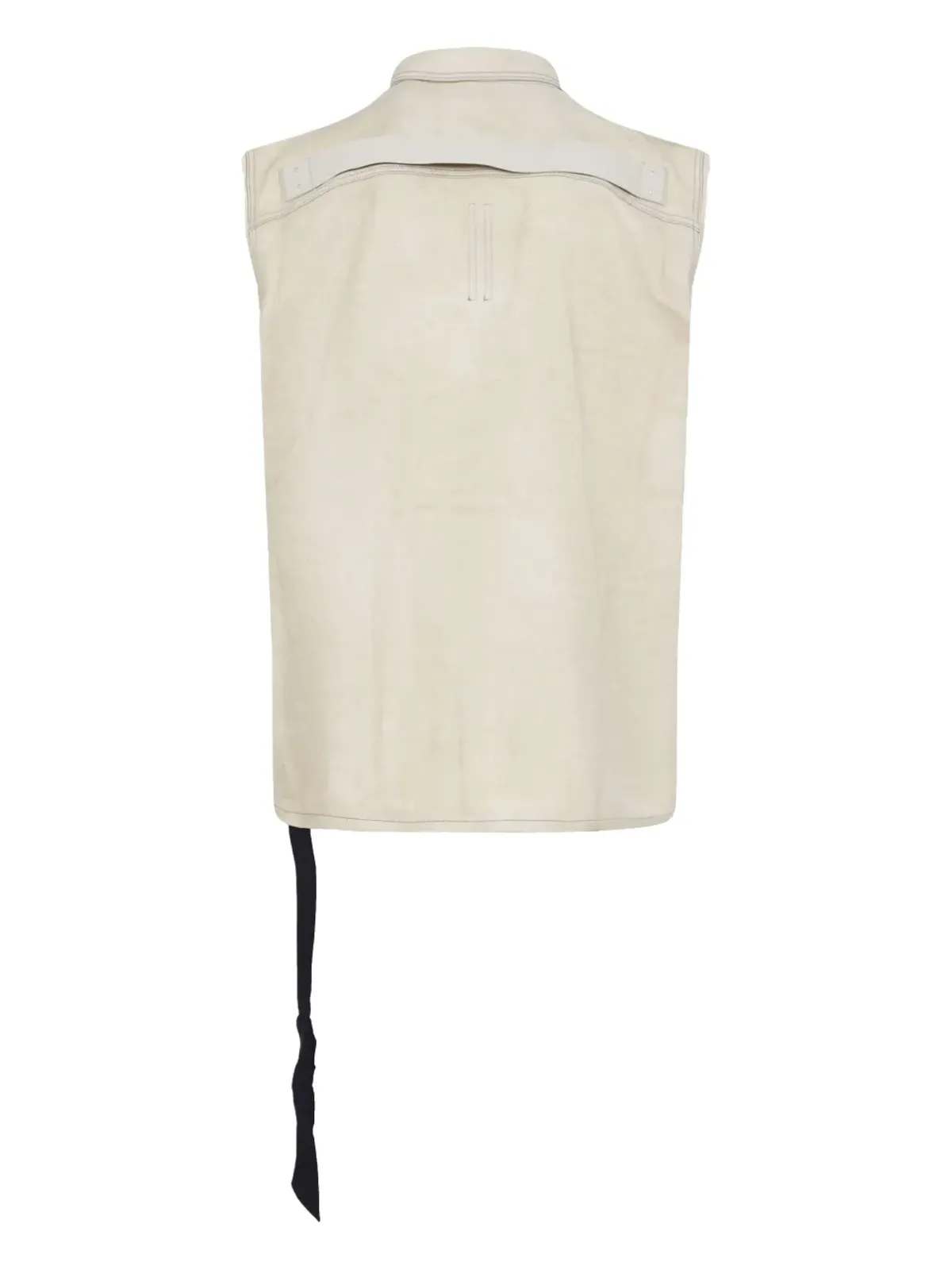 Rick Owens DRKSHDW コットンベスト ブラック - 画像2