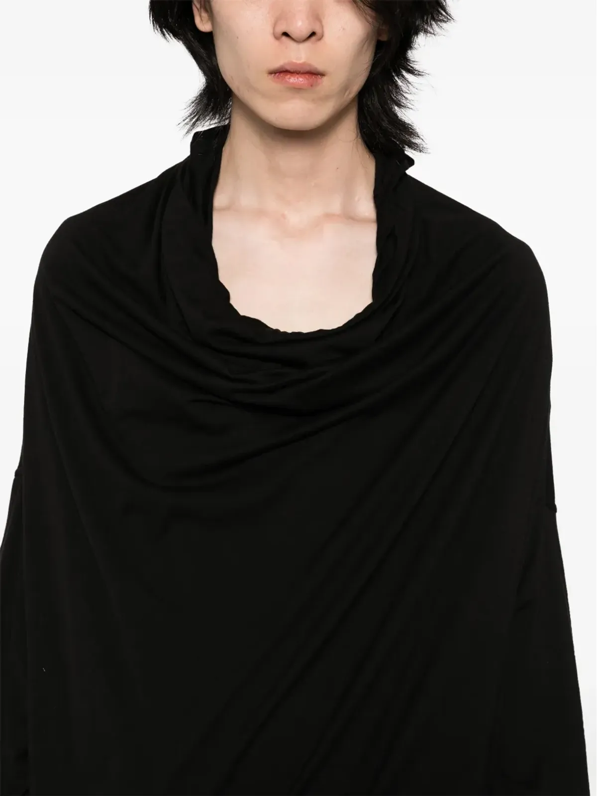 Rick Owens DRKSHDW シュラウンド Tシャツ - ブラック - 画像4