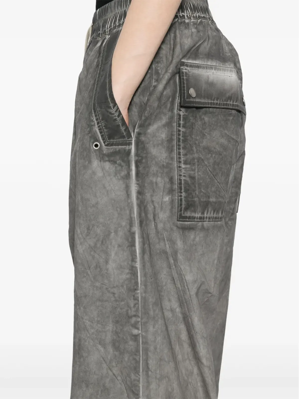 Rick Owens DRKSHDW ゲス・ベラス ワイドレッグパンツ - グレー - 画像5