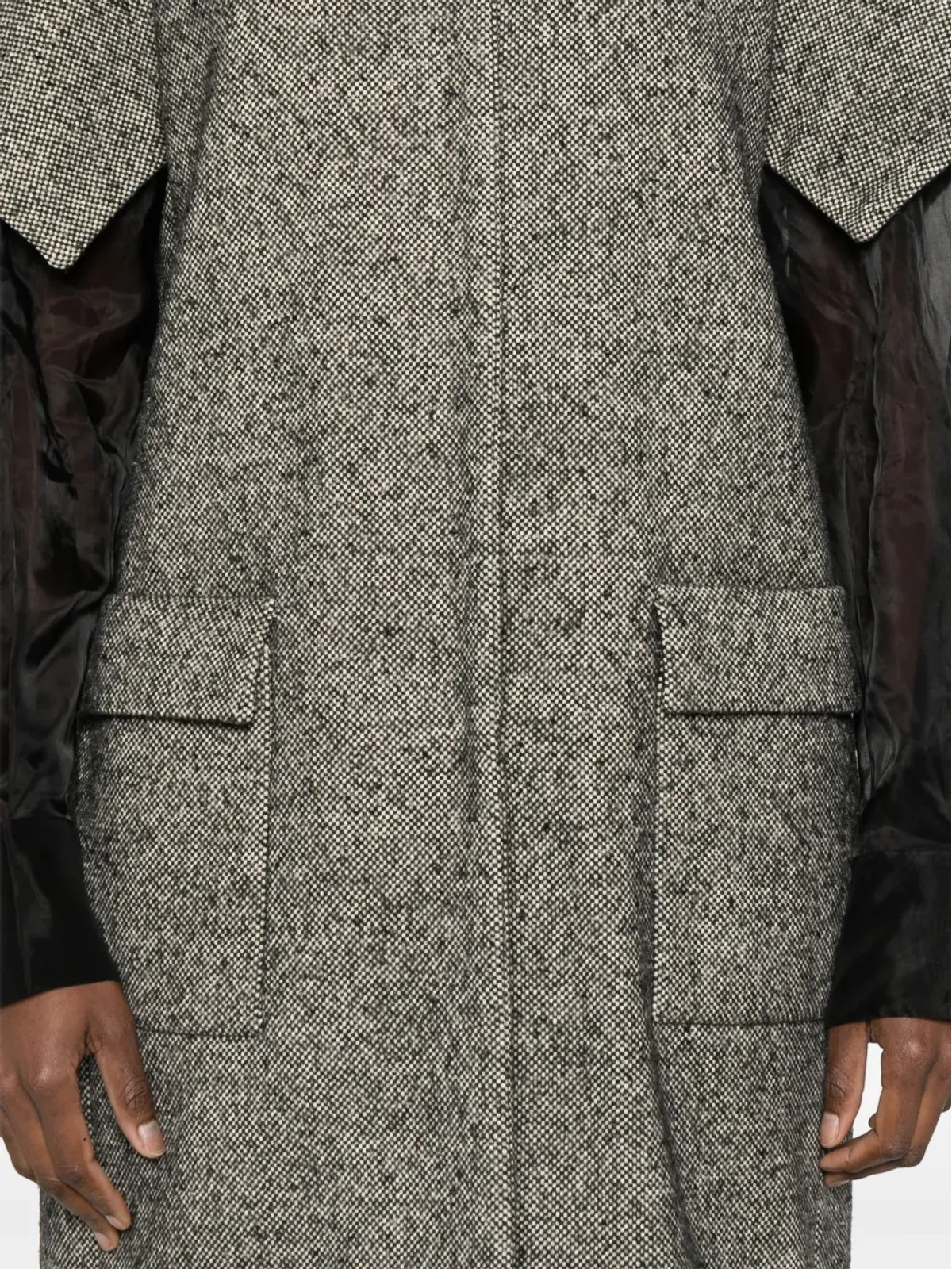 Christian Dior ビンテージ 2010年代ツイードコート - ブラック - 画像5