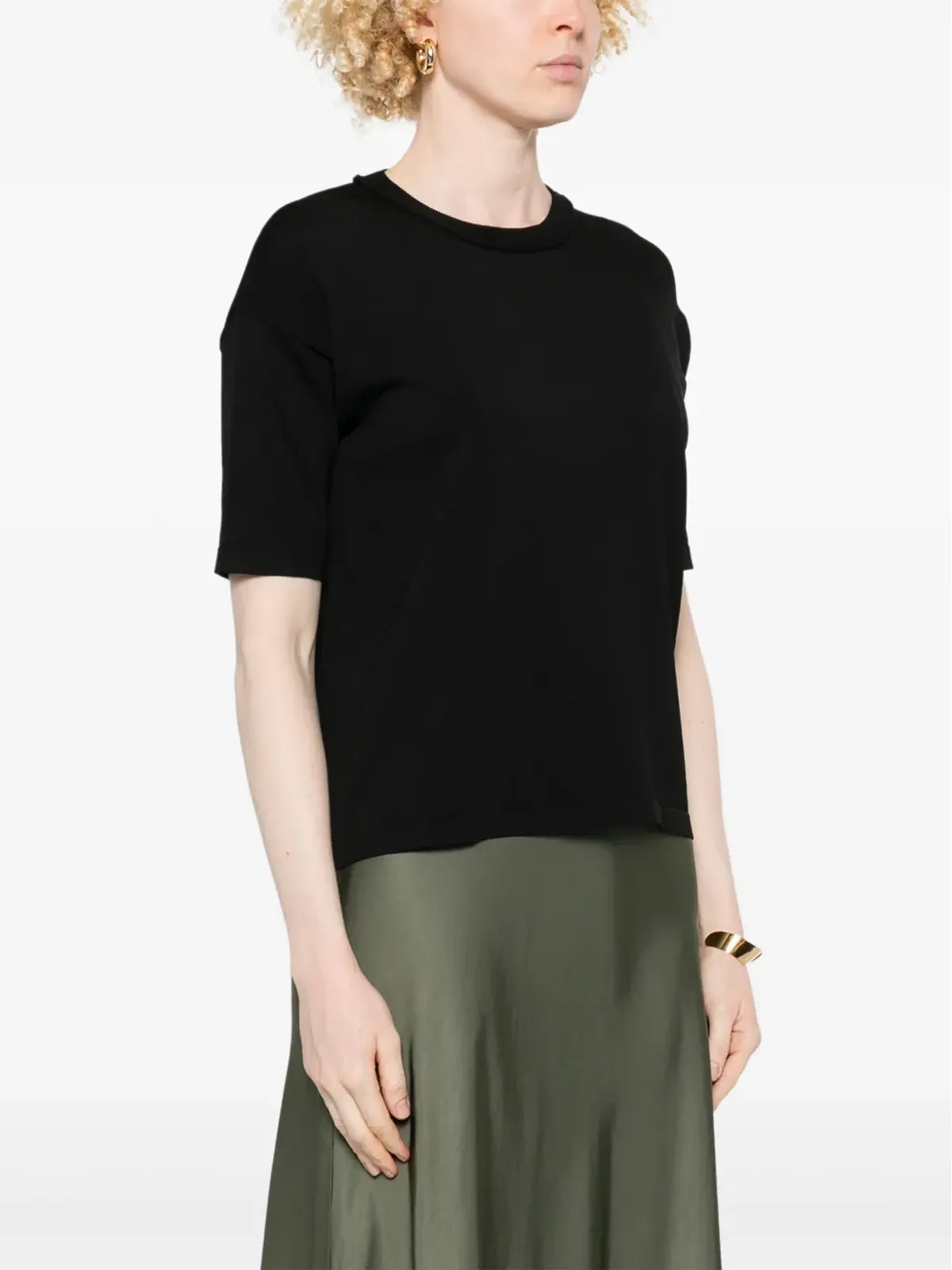 Daniele Fiesoli ファインニットTシャツ - 画像3