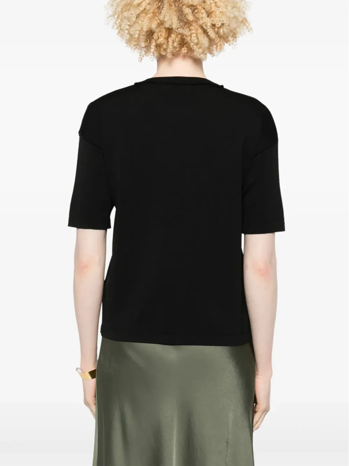 Daniele Fiesoli ファインニットTシャツ - 画像4