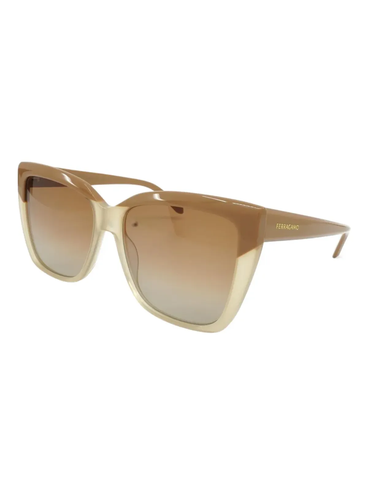 Ferragamo Eyewear オーバーサイズフレーム サングラス - 画像2