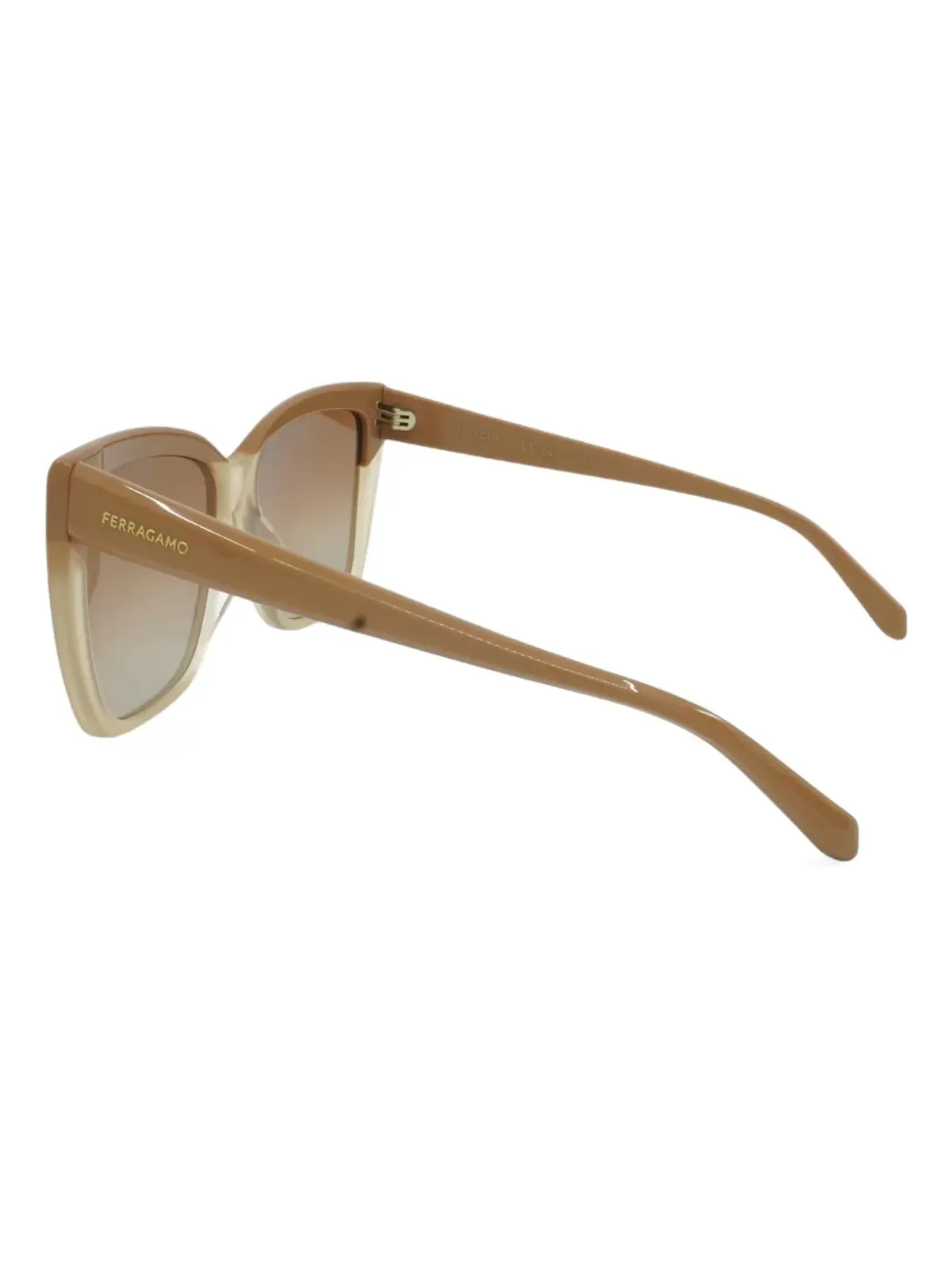 Ferragamo Eyewear オーバーサイズフレーム サングラス - 画像3