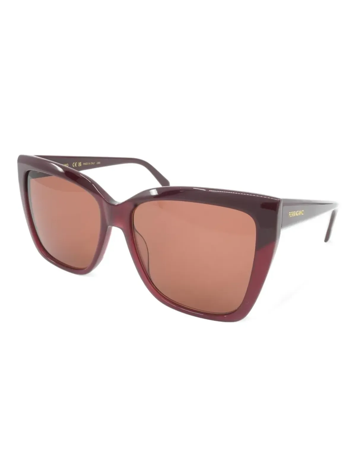 Ferragamo Eyewear バタフライフレーム サングラス - 画像2
