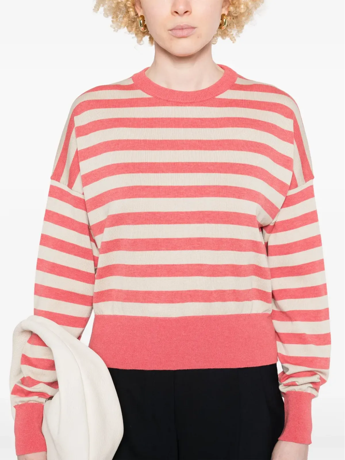 Daniele Fiesoli ストライプTシャツ - 画像5