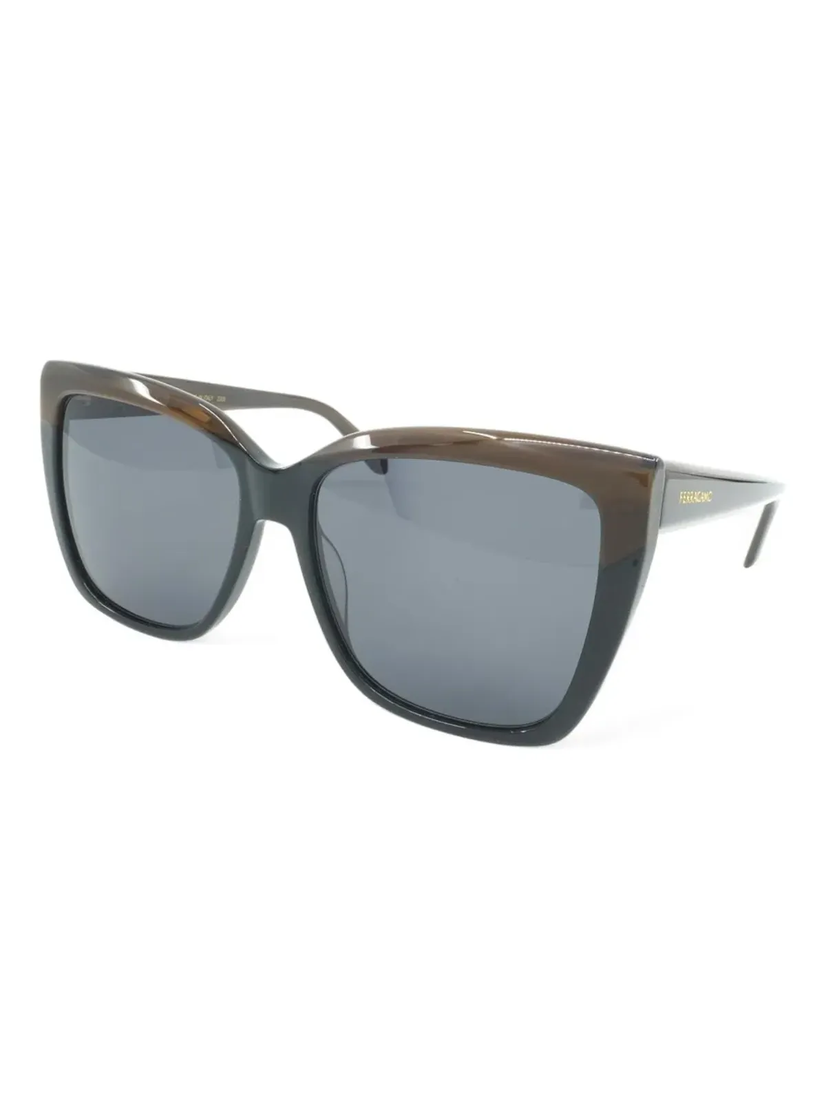 Ferragamo Eyewear オーバサイズフレーム サングラス - 画像2