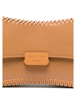 Emporio Armani レザー ショルダーバッグ - ブラウン - サムネイル4