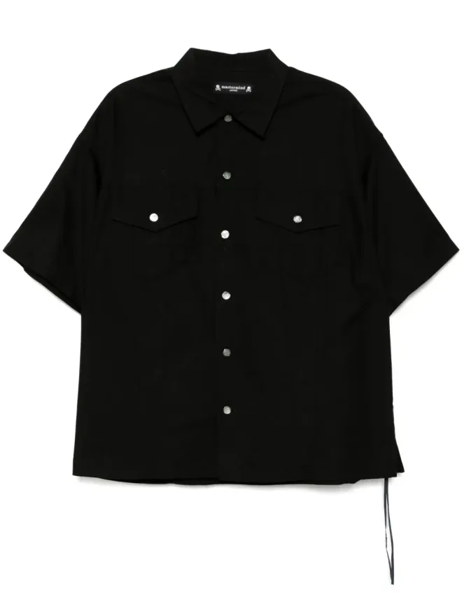 mastermind JAPAN Mastermind Japan コットンシャツ ブラックの商品画像