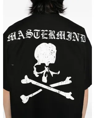 Mastermind Japan コットンシャツ ブラック - サムネイル5
