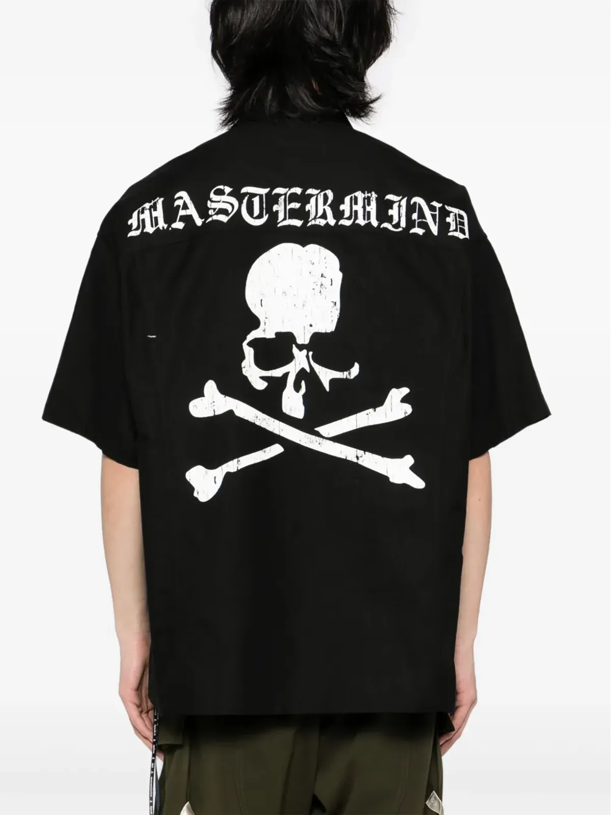 Mastermind Japan コットンシャツ ブラック - 画像4