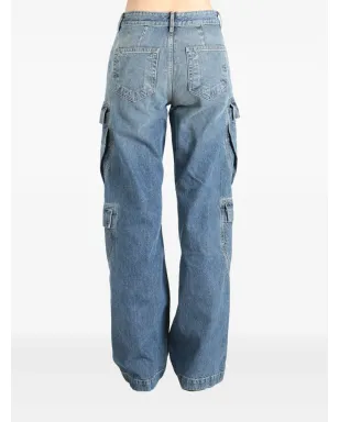 Rick Owens DRKSHDW カーゴジーンズ ブルー - サムネイル4
