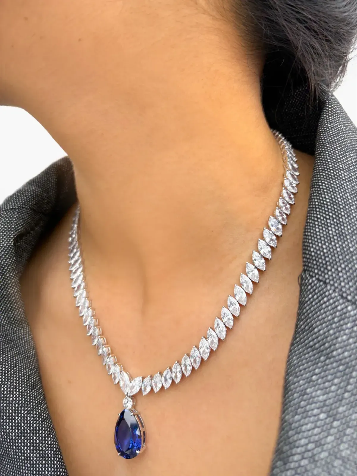 Juwelina Paris Reve Bleu ネックレス - 画像4
