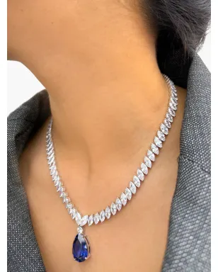 Juwelina Paris Reve Bleu ネックレス - サムネイル4