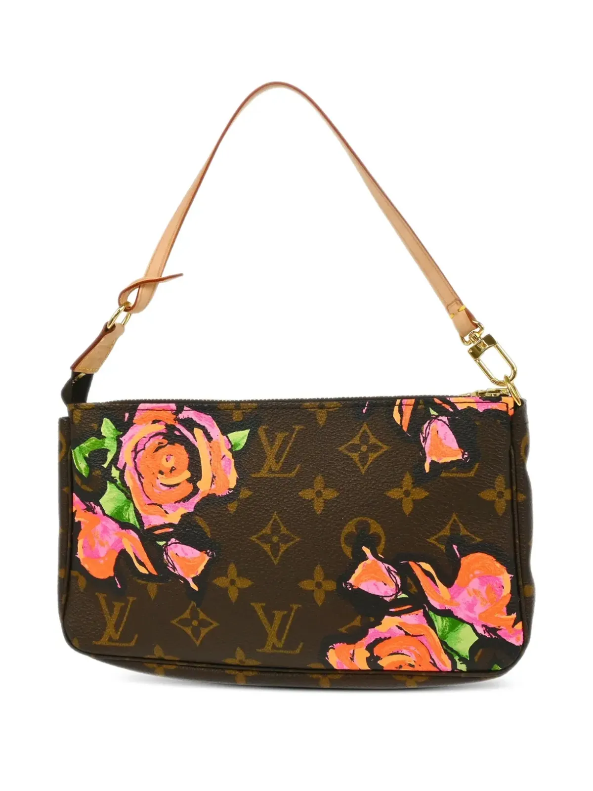 Louis Vuitton Pre-Owned x Takashi Murakami 2009 ポシェット・アクセサリーズ クラッチバッグ ブラウン - 画像2