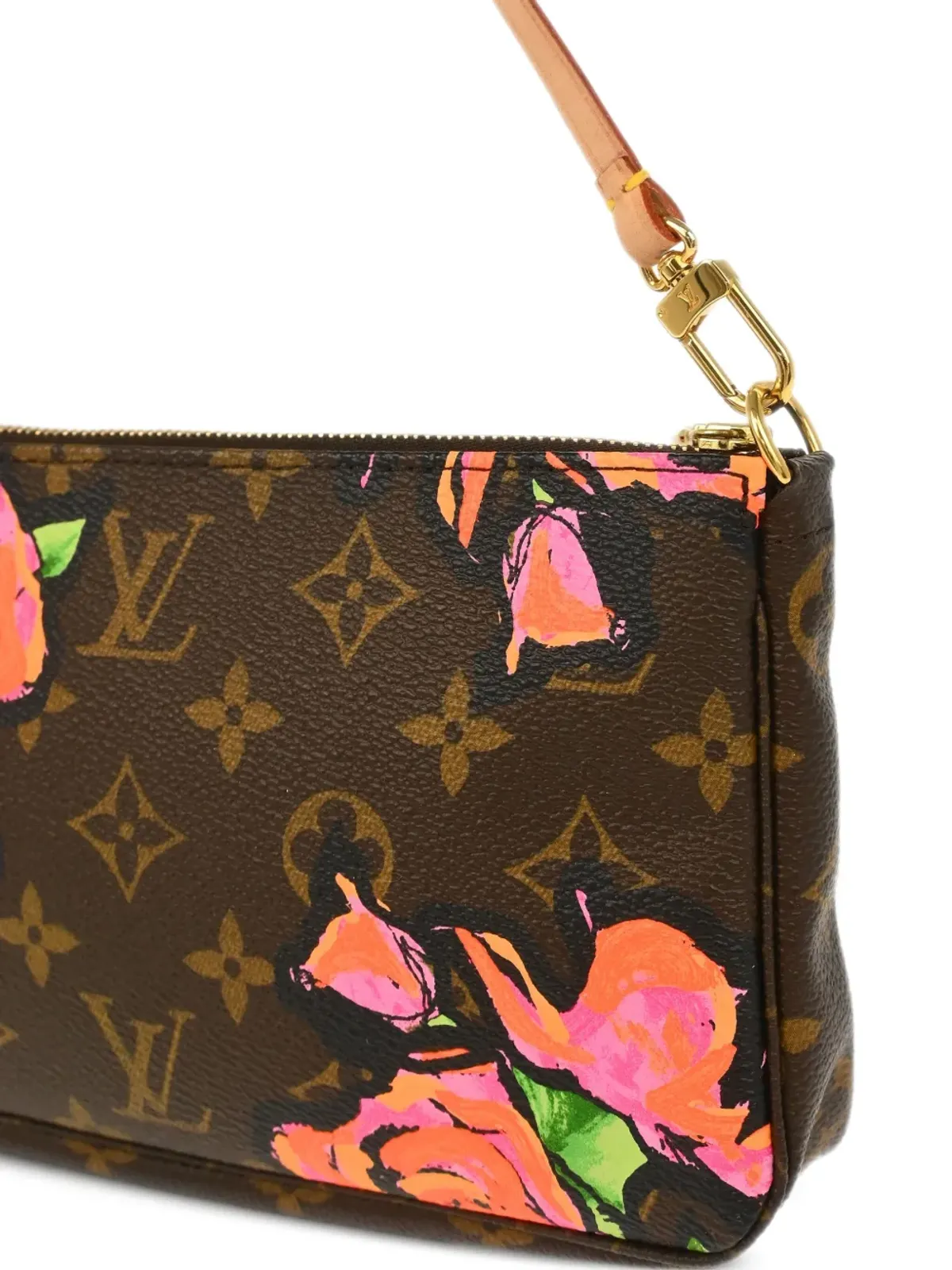 Louis Vuitton Pre-Owned x Takashi Murakami 2009 ポシェット・アクセサリーズ クラッチバッグ ブラウン - 画像3