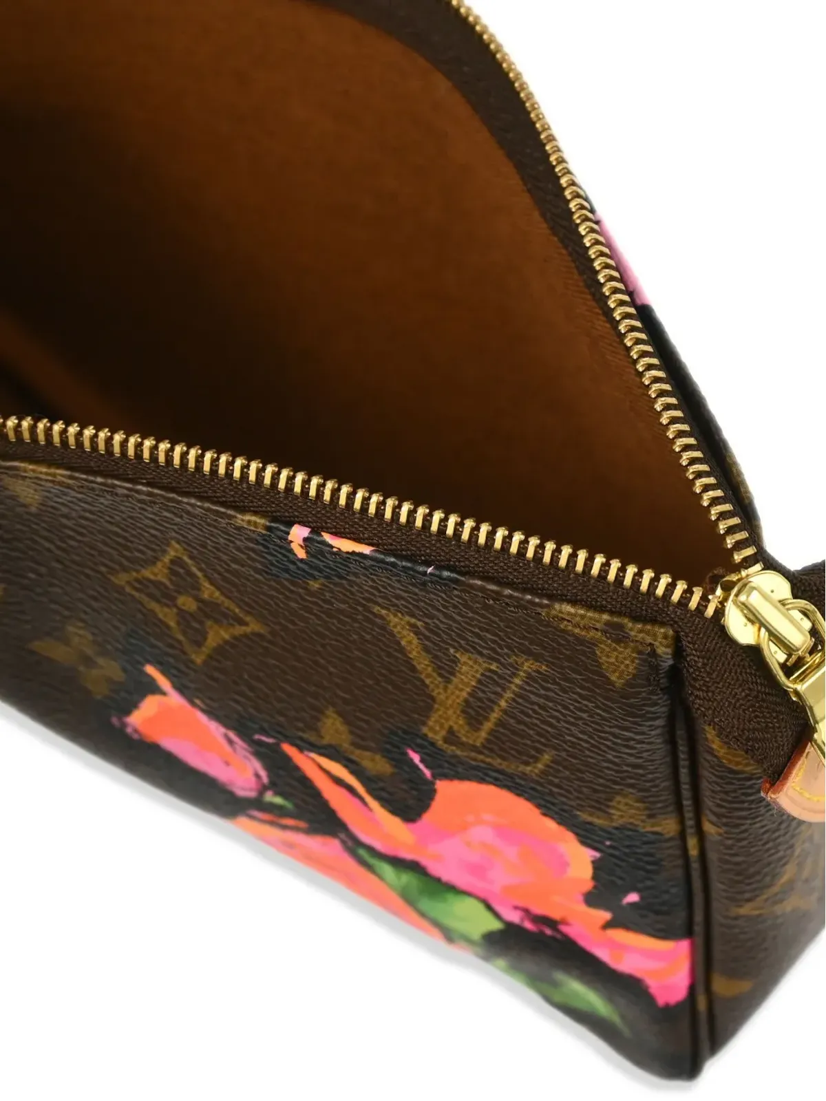 Louis Vuitton Pre-Owned x Takashi Murakami 2009 ポシェット・アクセサリーズ クラッチバッグ ブラウン - 画像4