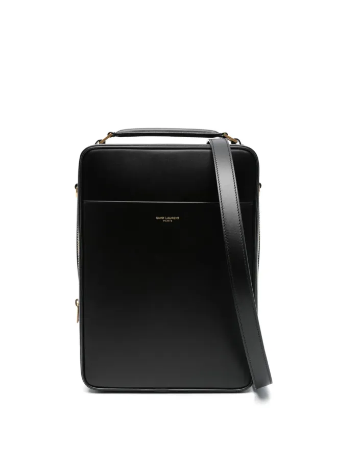 Saint Laurent Saint Laurent レザー メッセンジャーバッグの商品画像