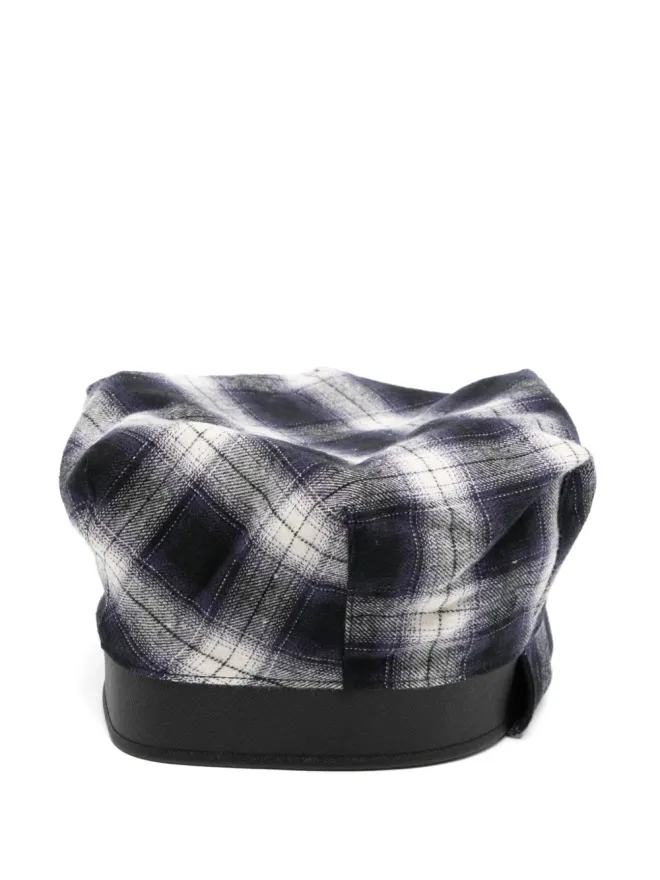 Juntae Kim JUNTAE KIM スカーフタイネック ベレー帽の商品画像