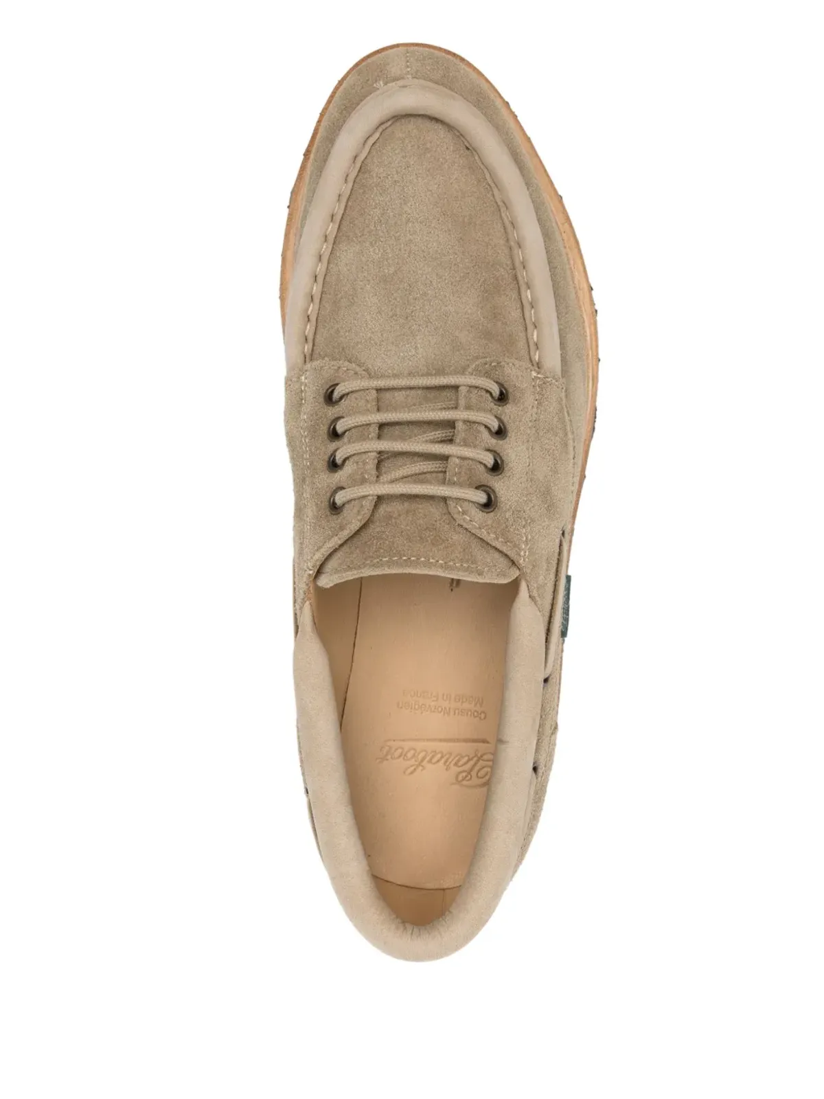 Paraboot スエードボートシューズ - 画像4
