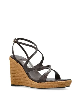 Jimmy Choo Ayla エスパドリーユ 110mm ブラウン - サムネイル2