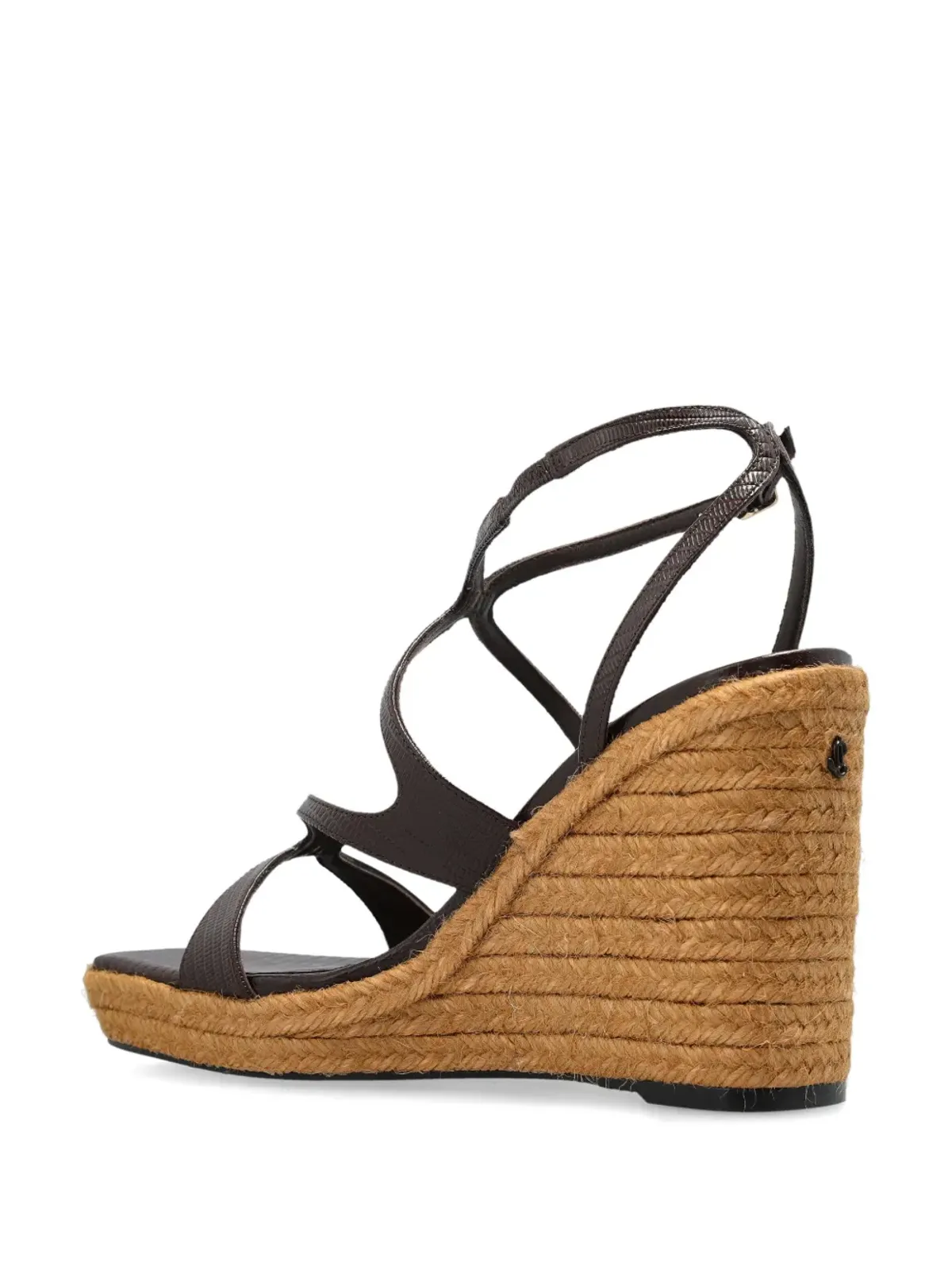 Jimmy Choo Ayla エスパドリーユ 110mm ブラウン - 画像3