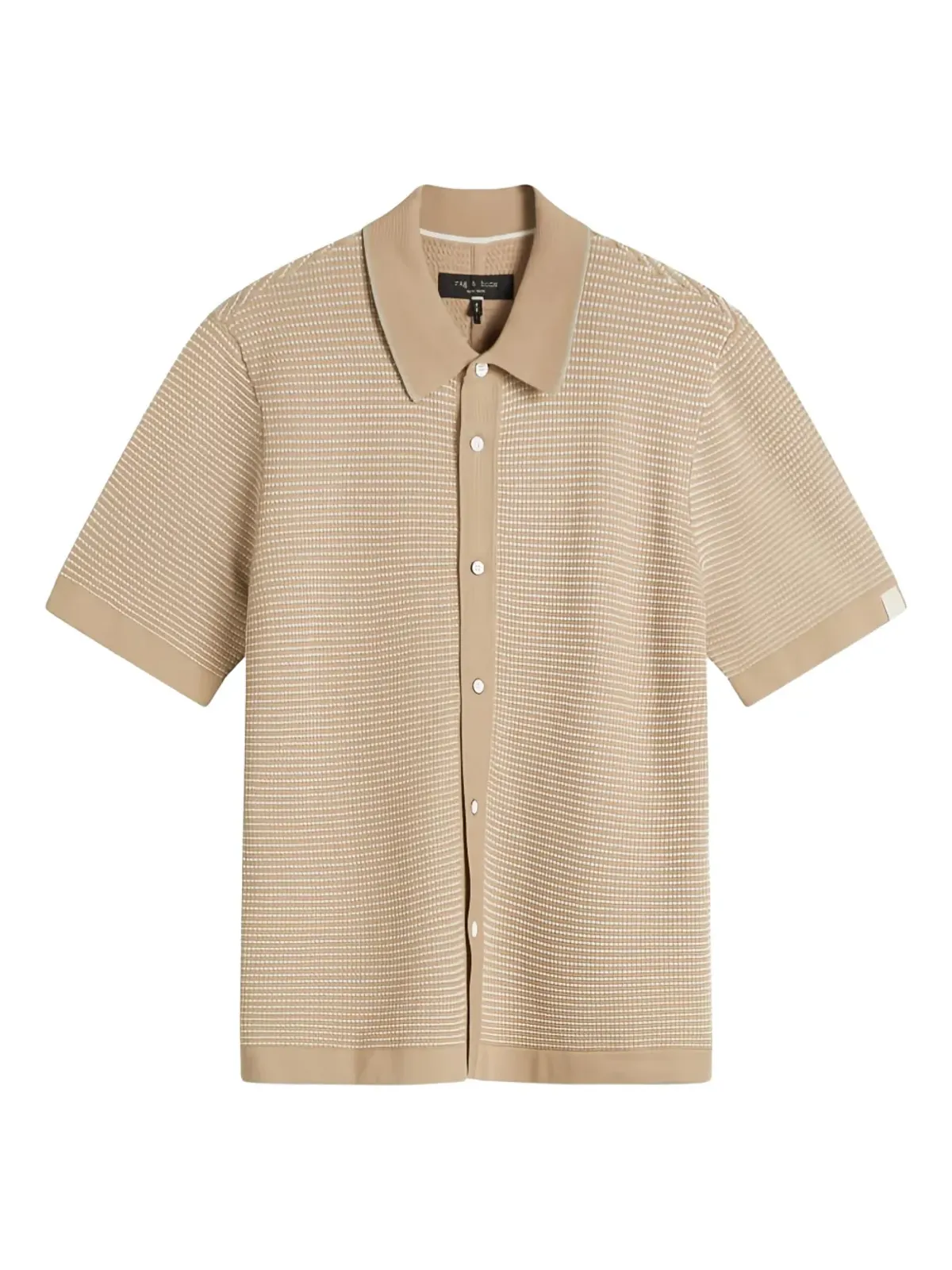 rag & bone ボタンショートスリーブシャツ - 画像1