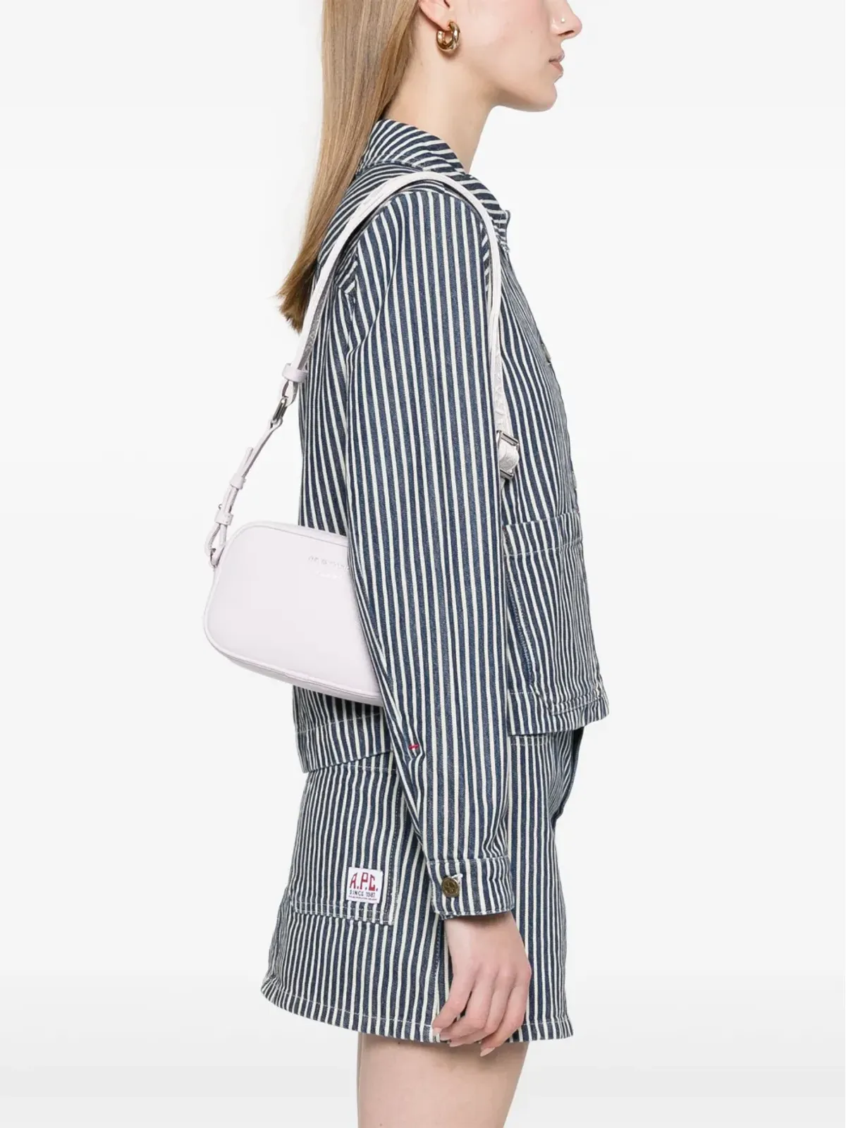 Emporio Armani レザー クロスボディバッグ - ピンク - 画像2