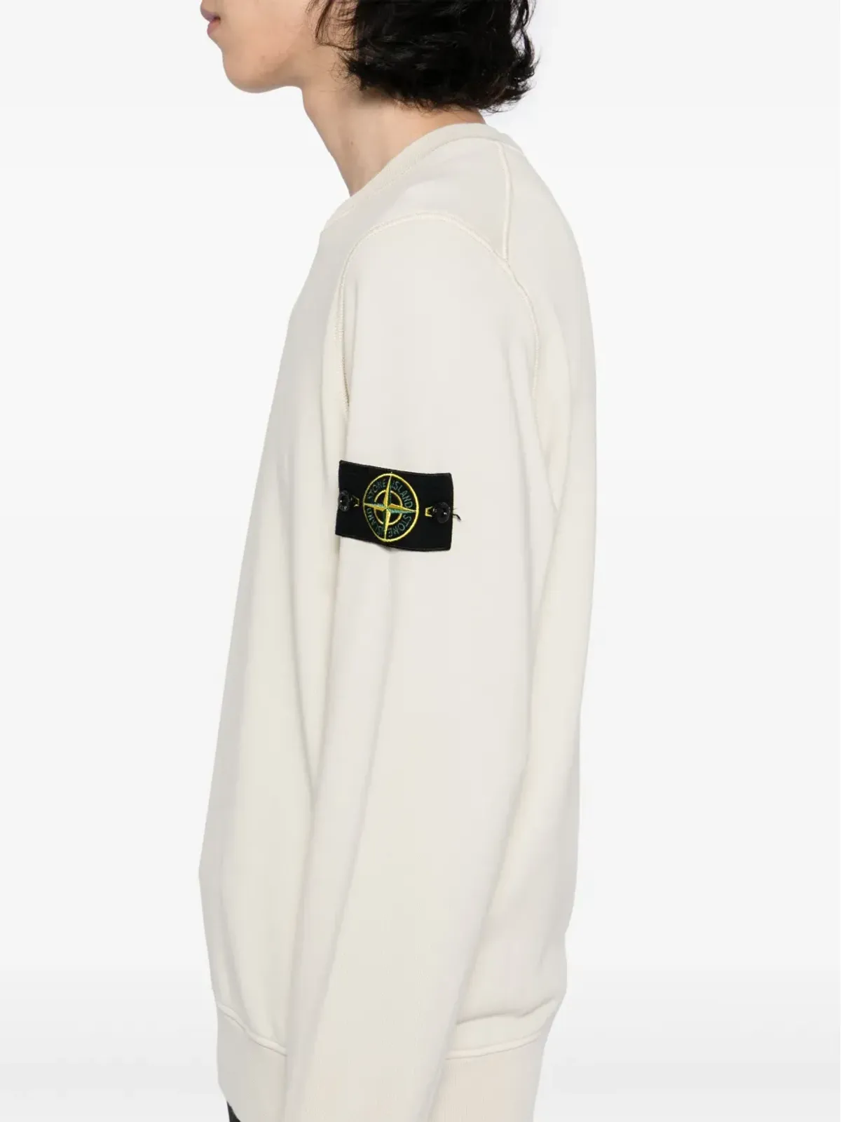 Stone Island バッジ付きスウェットシャツ - ニュートラル系 - 画像5