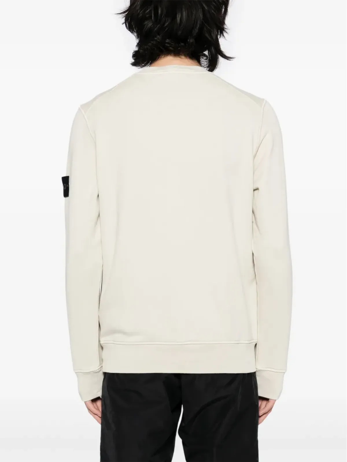 Stone Island バッジ付きスウェットシャツ - ニュートラル系 - 画像4
