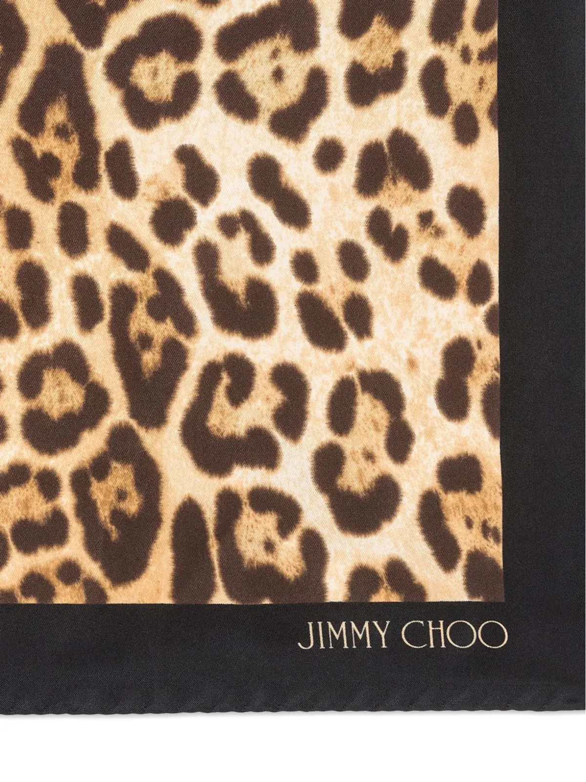 Jimmy Choo レオパード柄スカーフ - 画像2