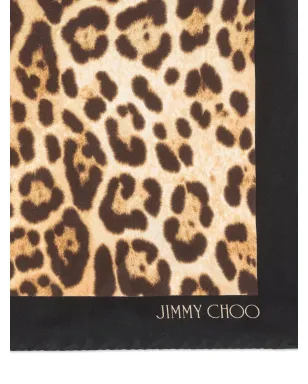 Jimmy Choo レオパード柄スカーフ - サムネイル2