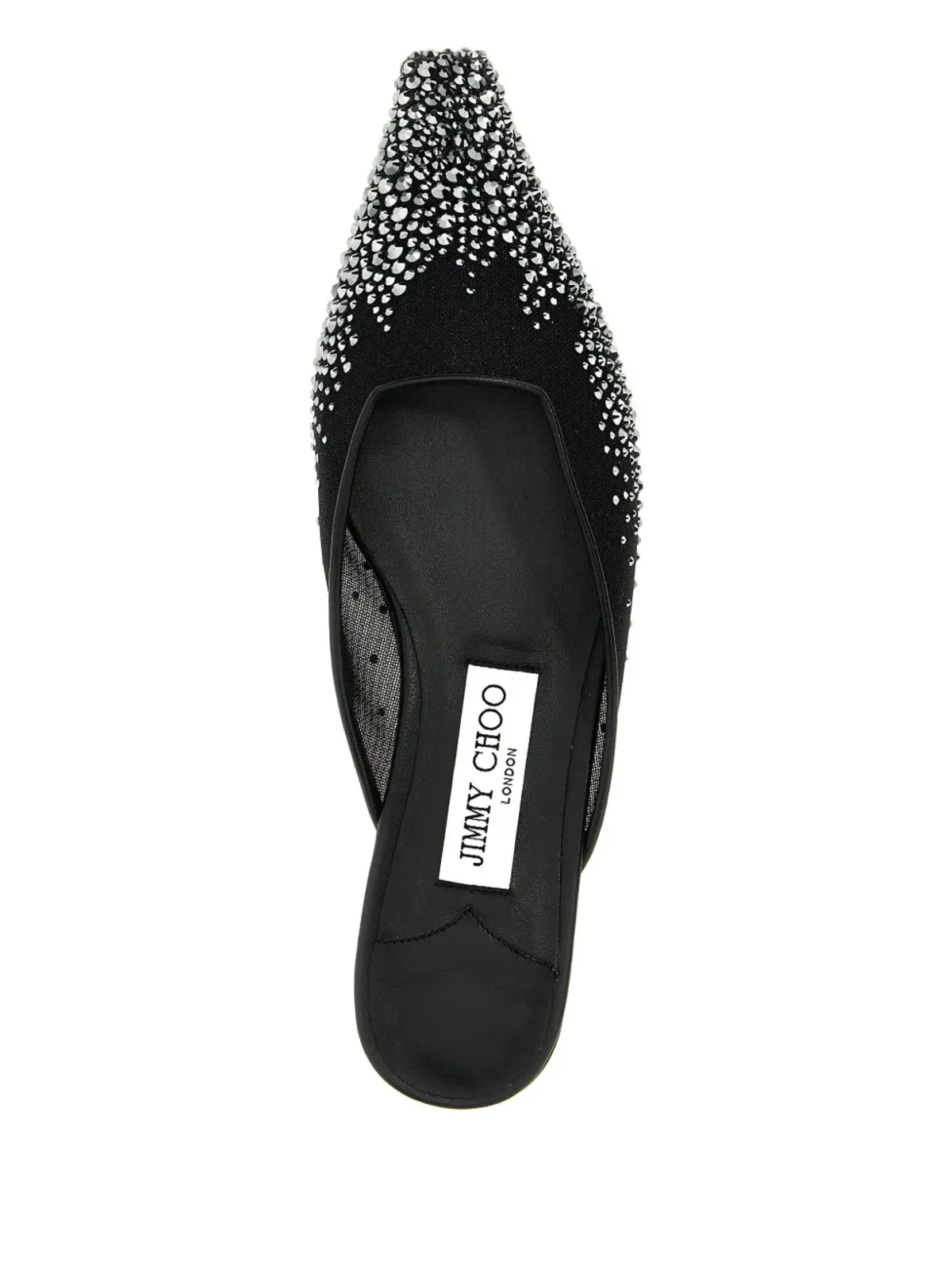Jimmy Choo Vivi スリッパ ブラック - 画像4