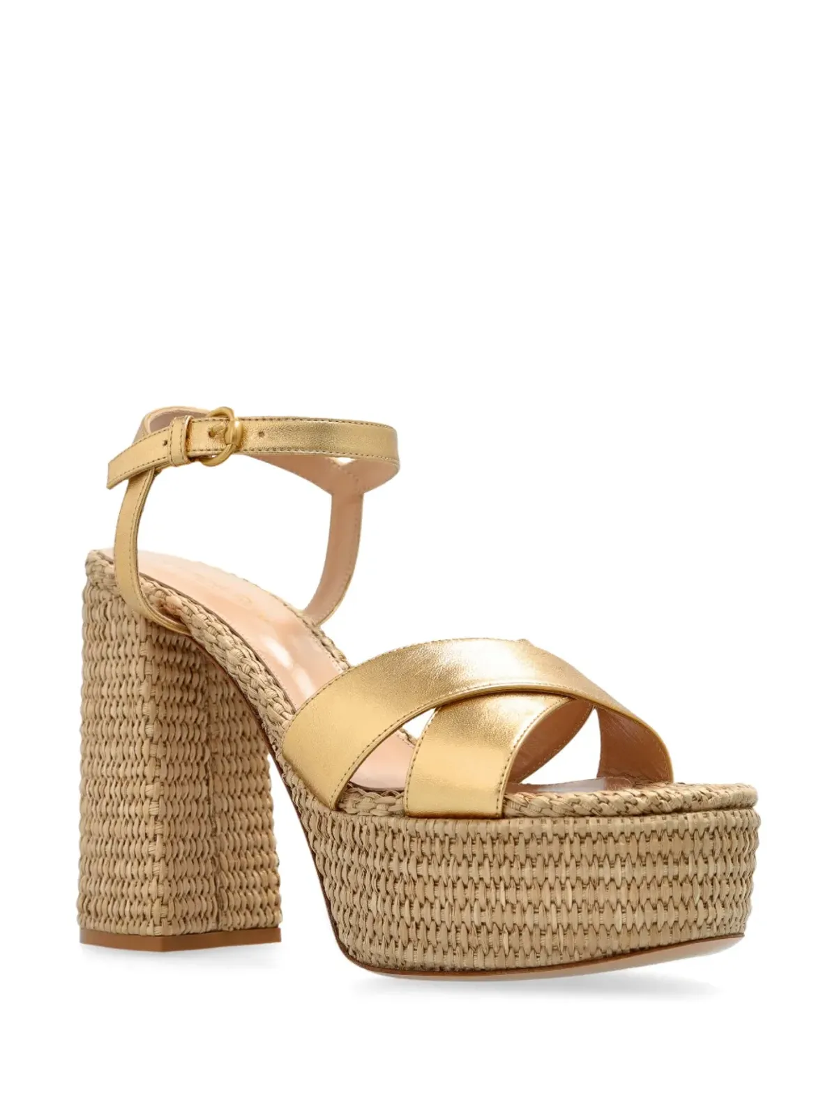 Gianvito Rossi 12mm ベベサンダル - ゴールド - 画像2