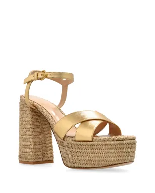 Gianvito Rossi 12mm ベベサンダル - ゴールド - サムネイル2