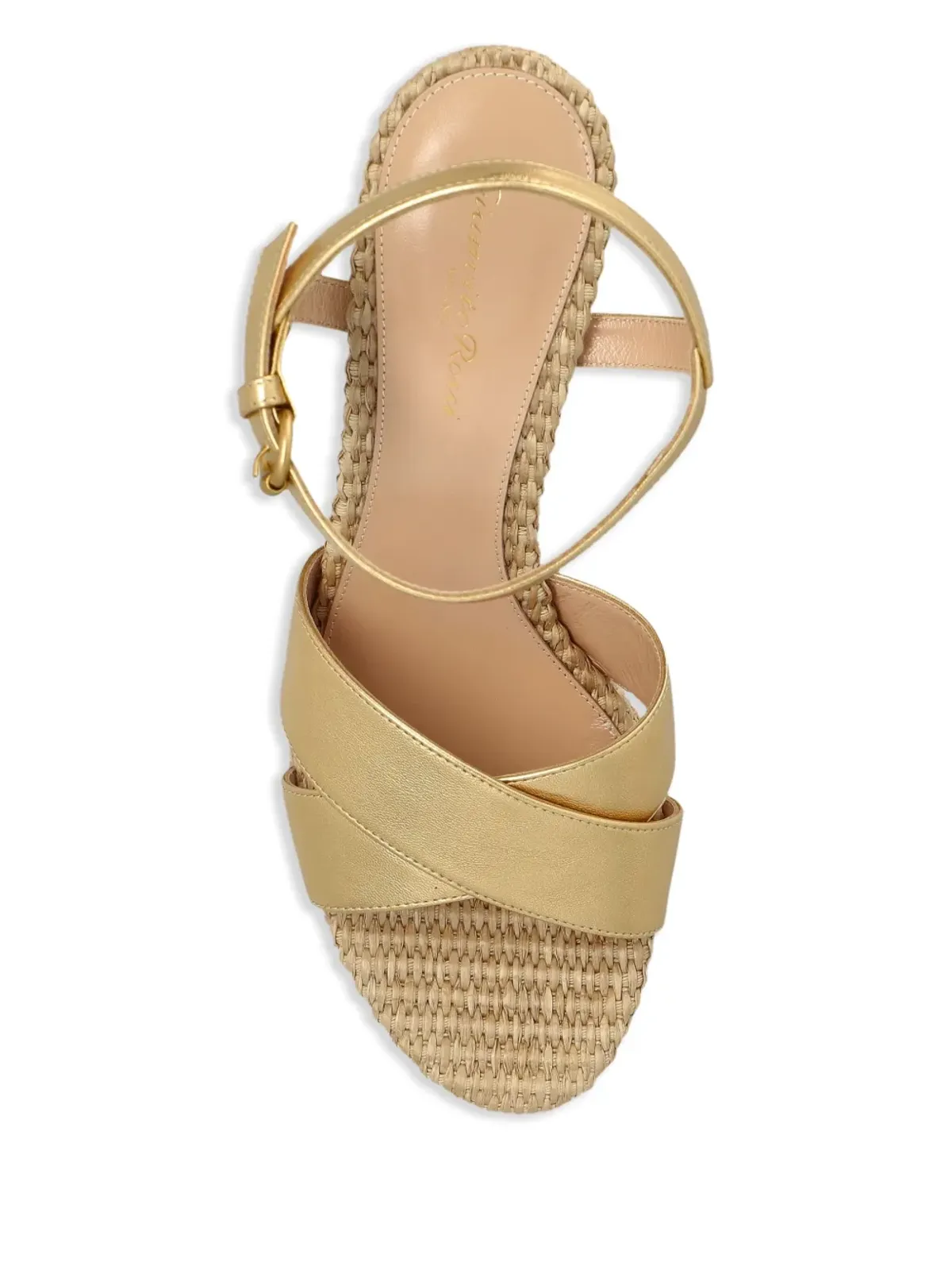 Gianvito Rossi 12mm ベベサンダル - ゴールド - 画像4
