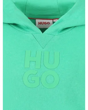 HUGO KIDS ロゴアップリケ付きフーディ - サムネイル3