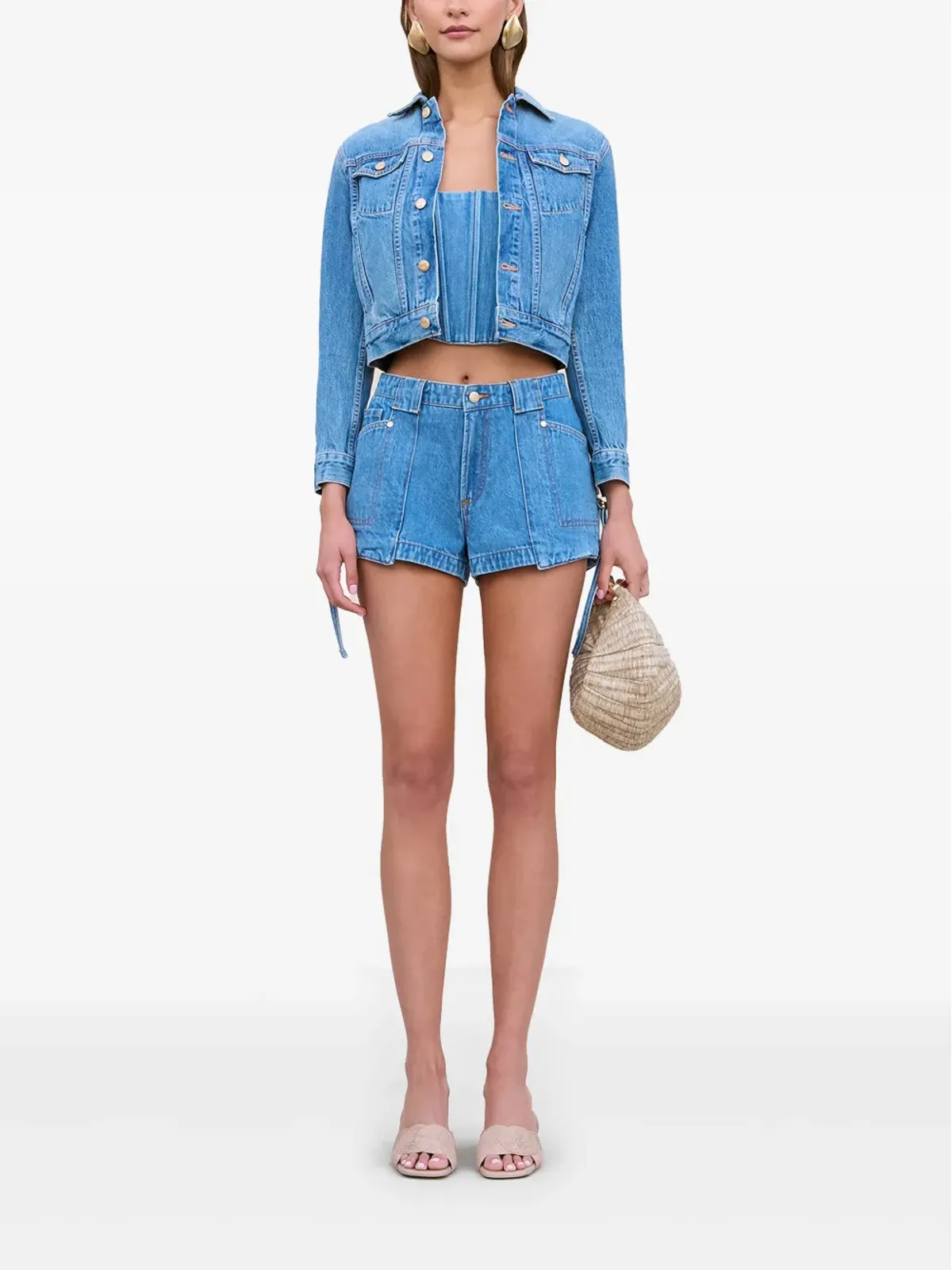 Cult Gaia Shelley shorts - Blue - 画像2