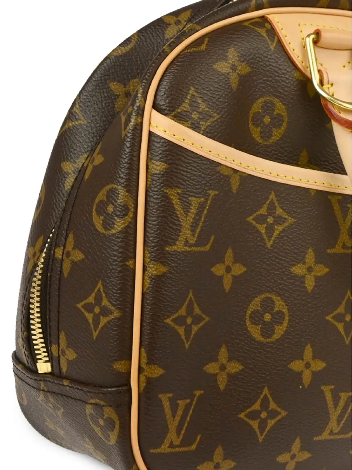 Louis Vuitton ビンテージ Trouville ハンドバッグ ブラウン - 画像3