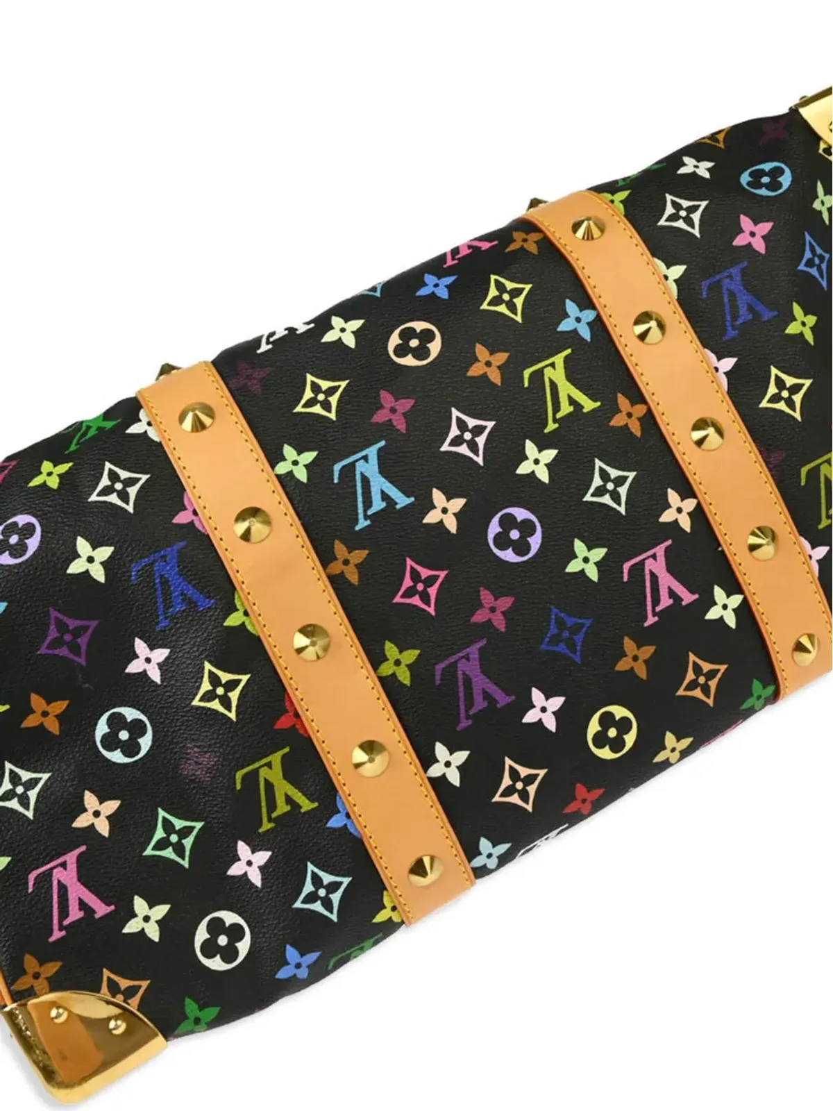 Louis Vuitton ビンテージ x Takashi Murakami 2003 Speedy 45 ハンドバッグ - 画像5
