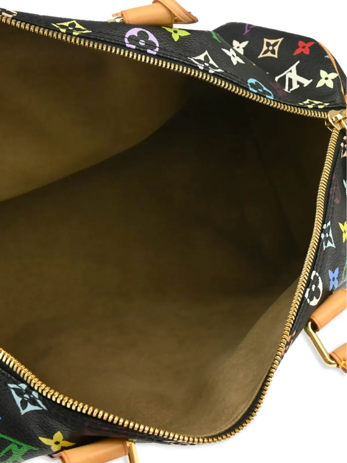 Louis Vuitton ビンテージ x Takashi Murakami 2003 Speedy 45 ハンドバッグ - 画像4