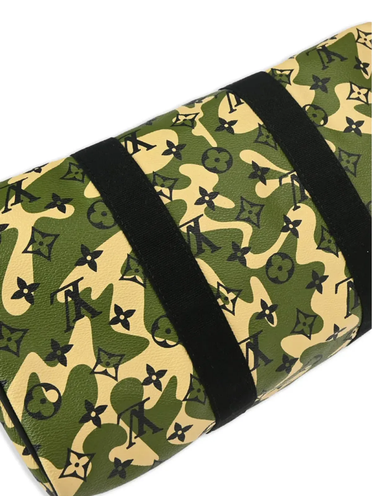 Louis Vuitton ビンテージ × Takashi Murakami 2008 Monogramouflage Speedy 35 ハンドバッグ - グリーン - 画像5