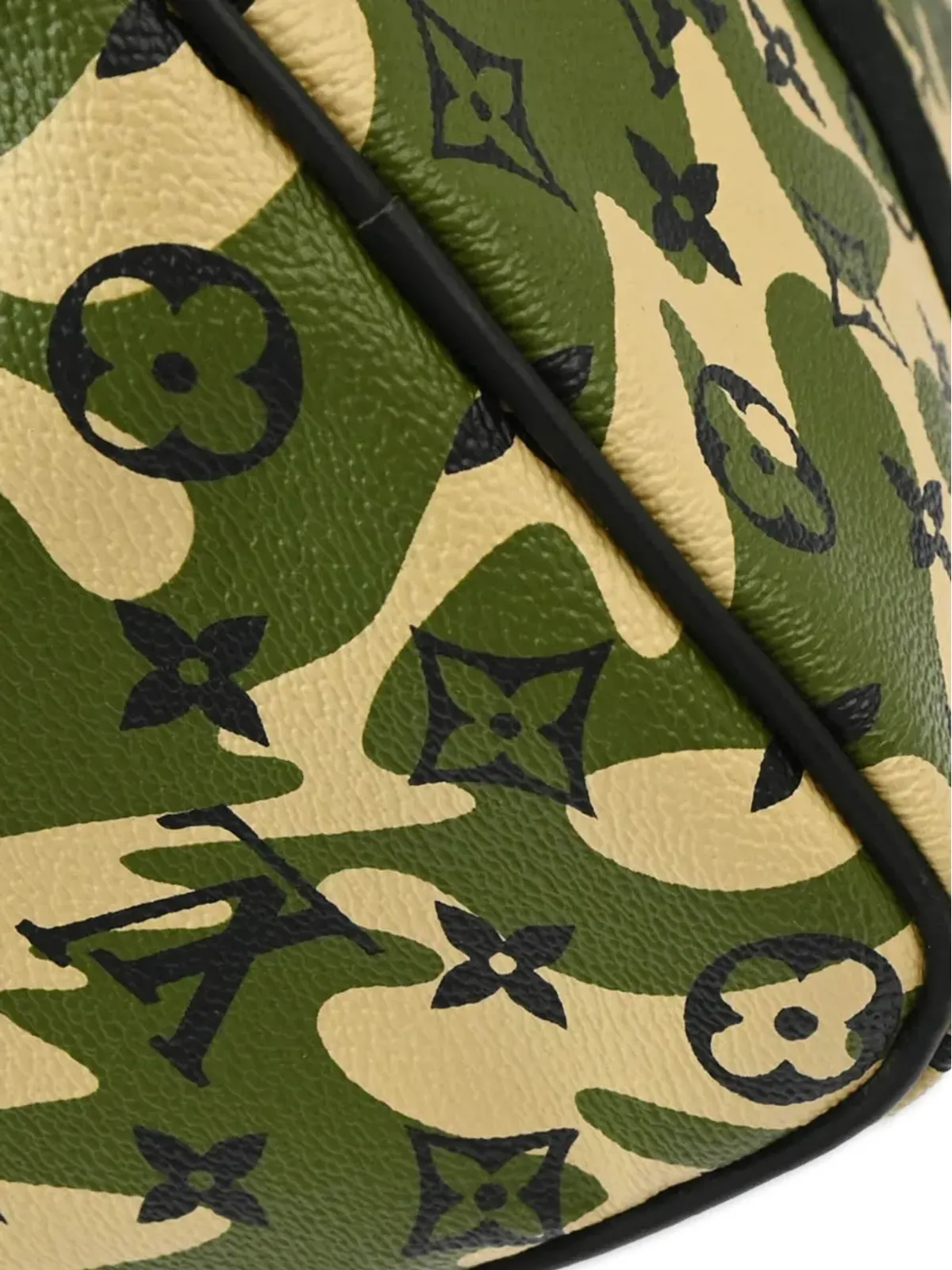 Louis Vuitton ビンテージ × Takashi Murakami 2008 Monogramouflage Speedy 35 ハンドバッグ - グリーン - 画像4