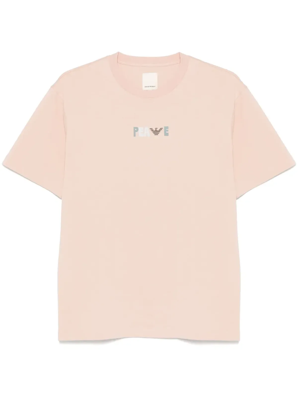 Emporio Armani コットンTシャツ ピンク - 画像1