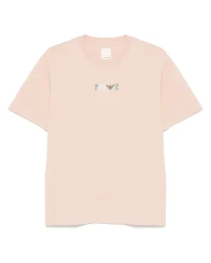 Emporio Armani コットンTシャツ ピンク - サムネイル1