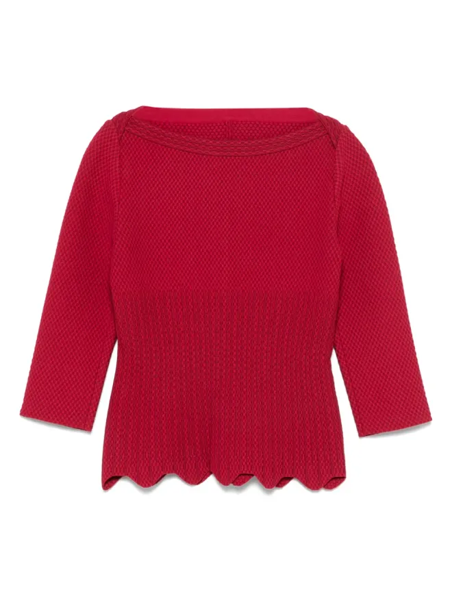 Alaïa Pre-Owned Alaïa Pre-Owned ペプラムトップの商品画像