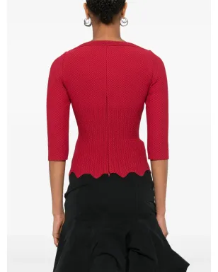 Alaïa Pre-Owned ペプラムトップ - サムネイル4