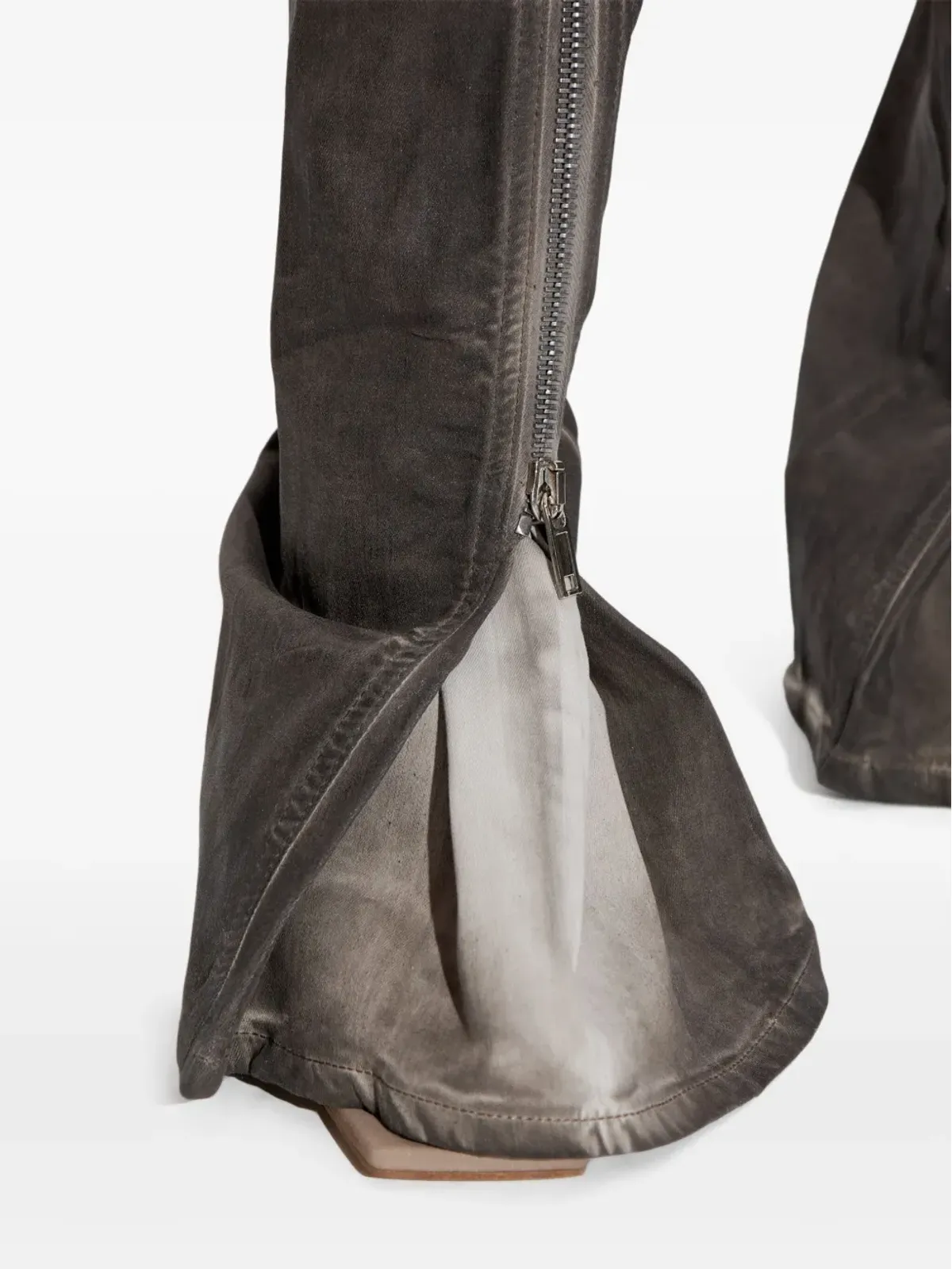 Rick Owens DRKSHDW フレアジーンズ - ブラウン - 画像5